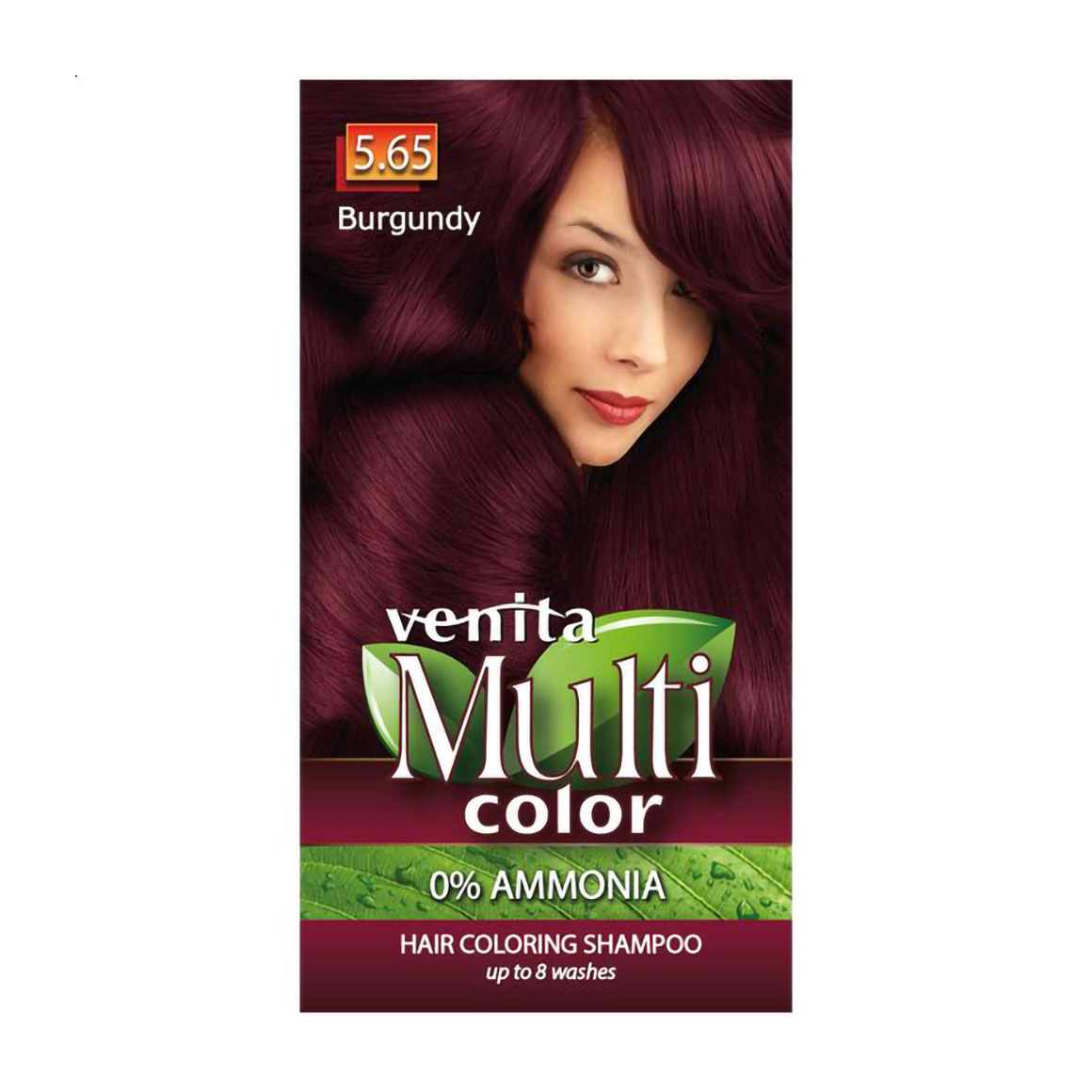 Відтінковий шампунь для волосся Venita Multi Color Hair Coloring Shampoo 5.65 Burgundy, 40 г